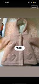 Manteau bebe fille 6 mois