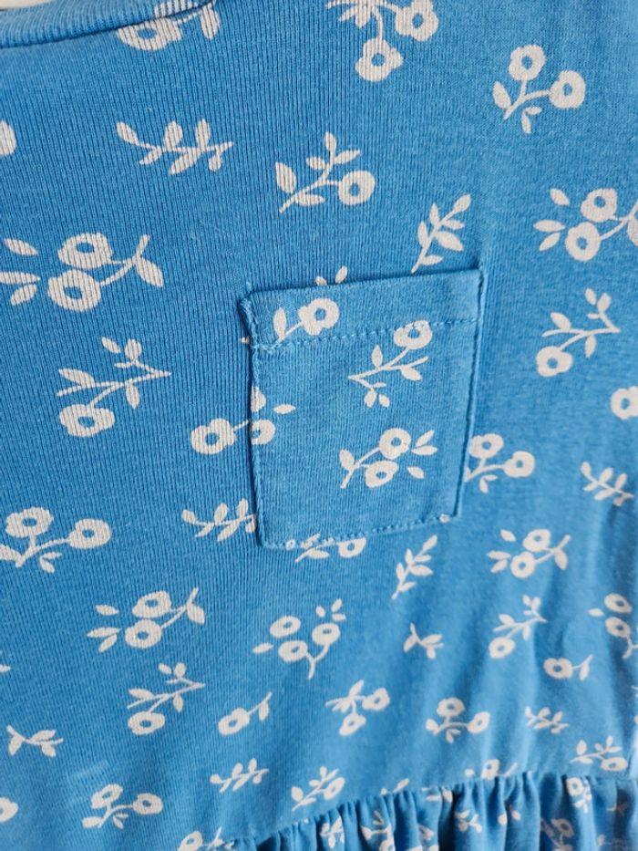 Robe été Bleue Fleurs Petit Bateau - photo numéro 4