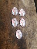 Lot de 5 cabochons