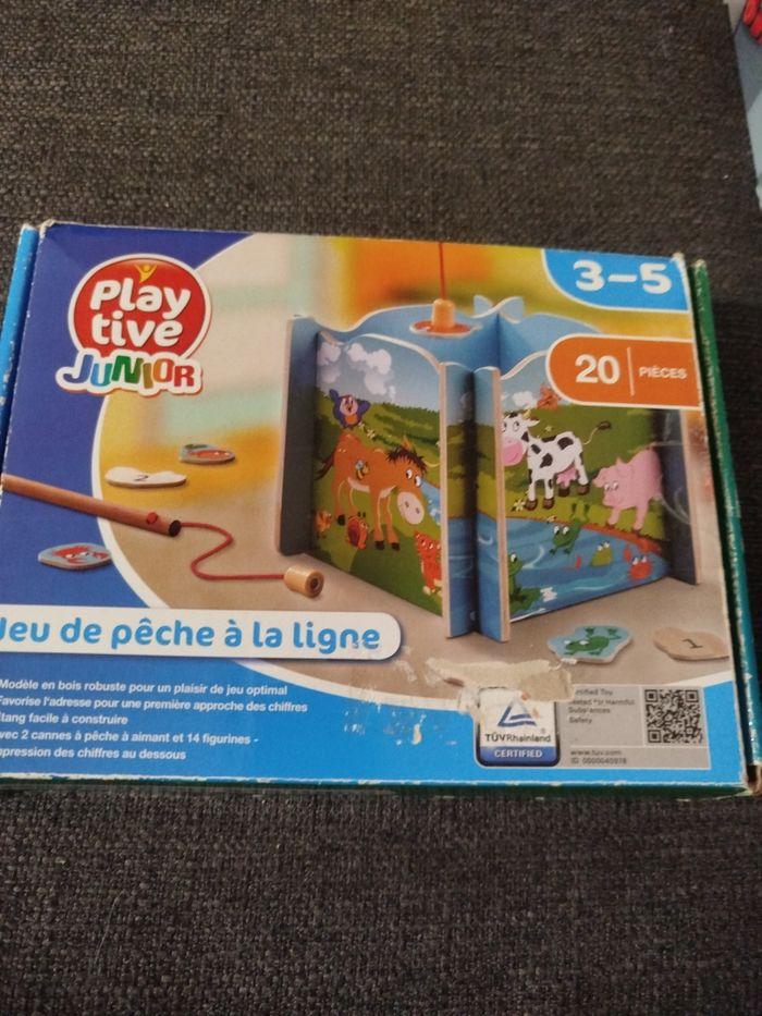 Jeu de pêche à la  ligne.