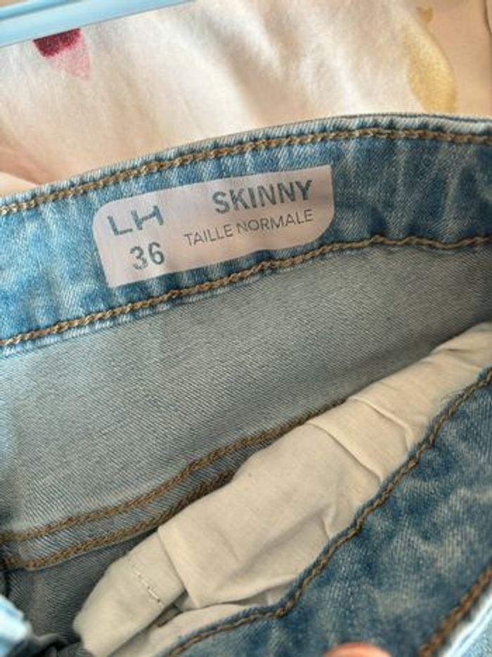 Jean skinny bleu clair T36 - photo numéro 8