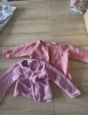 2 gilets rose