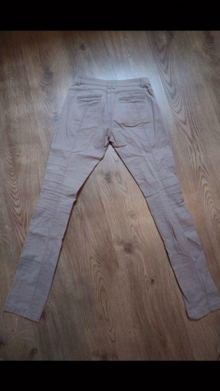 Pantalon beige slim - photo numéro 2