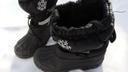 bottes de neige noir" flocons"