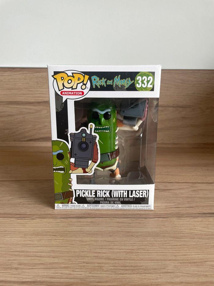 Figurine Funko Pop Rick et Morty : Pickle Rick With Laser 332 - photo numéro 1