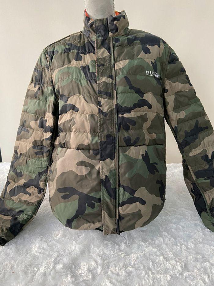 Veste blouson Valentino camouflage reversible comme neuve - photo numéro 2