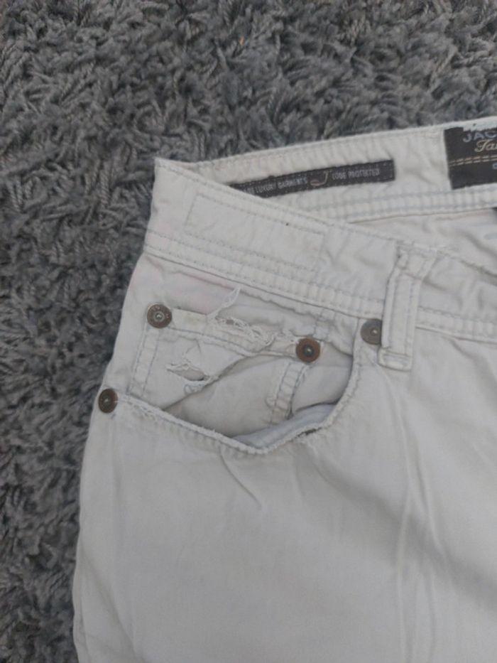 Pantalon Jacob Cohën blanc/beige - photo numéro 6