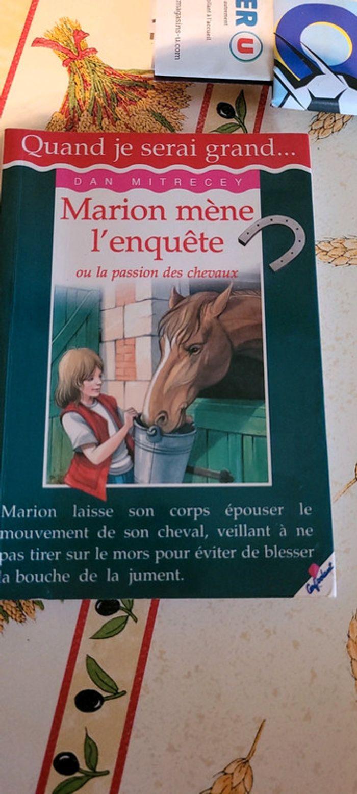 Livre marion mene l'enquête