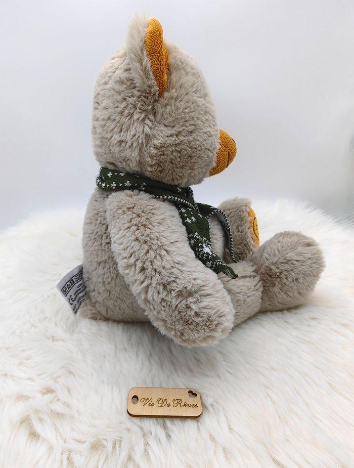 Doudou peluche Ours Nougat La Grande Recré - photo numéro 4