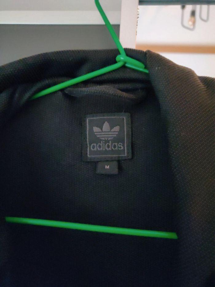 Veste adidas marron et dorée col tombant - photo numéro 6