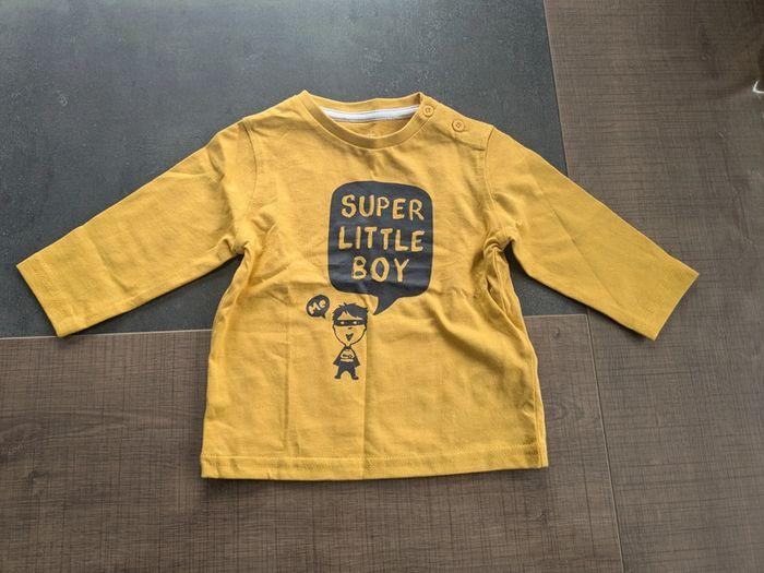 Tee shirt super little boy 6 mois - photo numéro 1