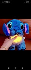 Peluche veilleuse musical Stitch neuve