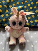 Peluche lapin licorne