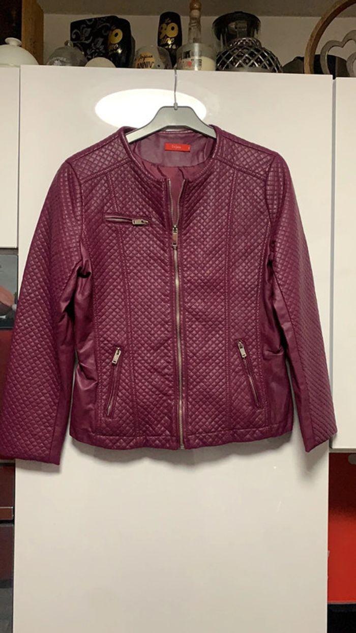 Blouson similicuir Magenta - photo numéro 1