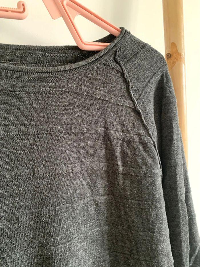 Pull homme gris - photo numéro 3