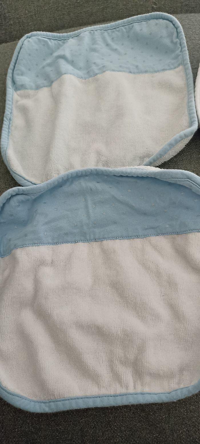 Serviettes éponge lingettes pour bébé 100% coton. Premaman - photo numéro 2