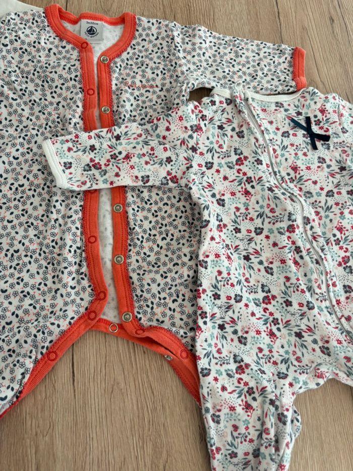 Lot 3 pyjamas léger fille 3 mois - photo numéro 3