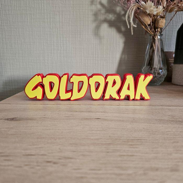 Figurine logo Goldorak 23cm FanArt - photo numéro 1