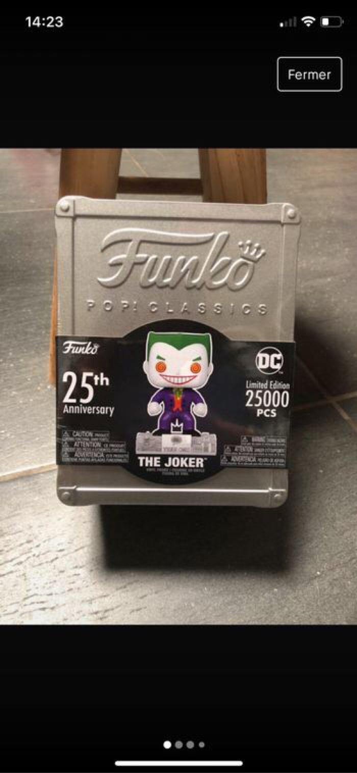 Funko Pop Joker 25th anniversary - photo numéro 3