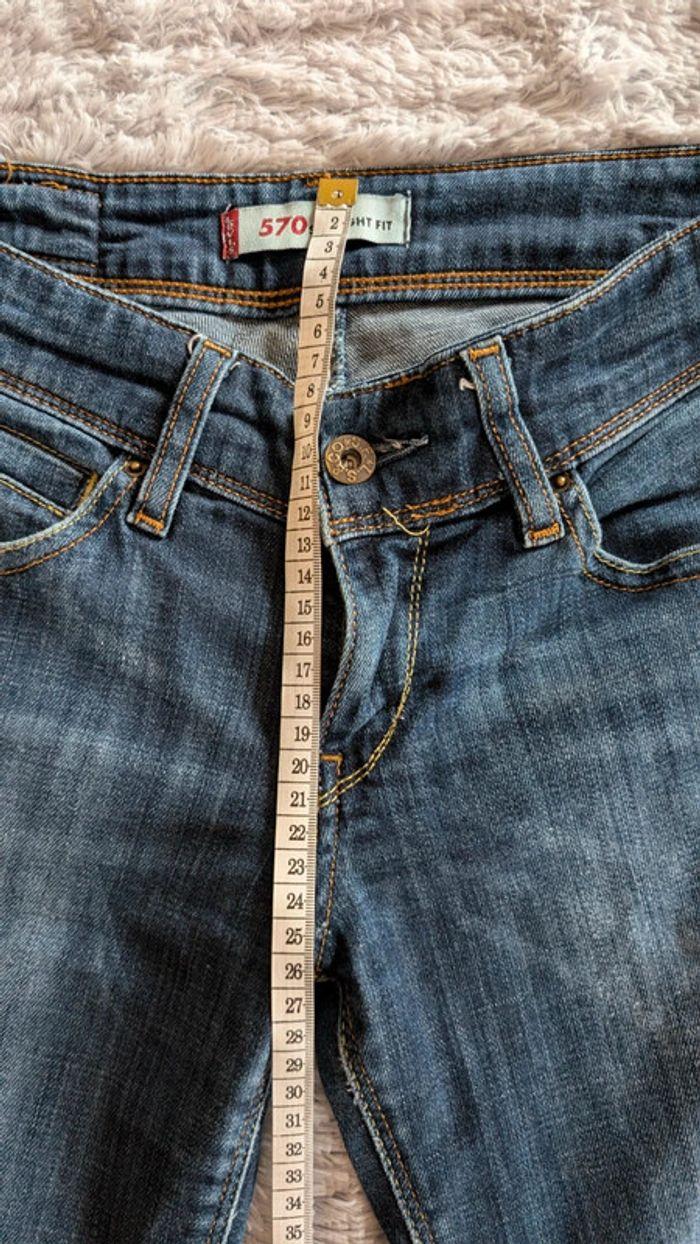 Jean Levi's Skinny taille 36 Denim foncé, parfait - photo numéro 7