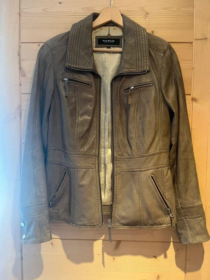 Veste en cuir Oakwood - photo numéro 1