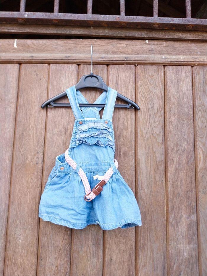 Robe en jean bébé fille 6 mois creeks - photo numéro 1