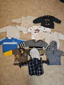 Lot tee-shirts/pulls 12 mois