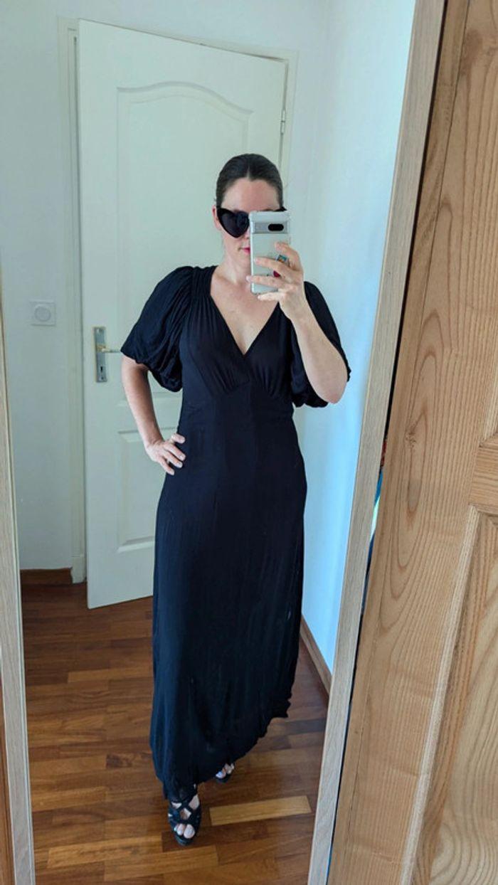 Robe longue noire H&M 36/38 - photo numéro 2