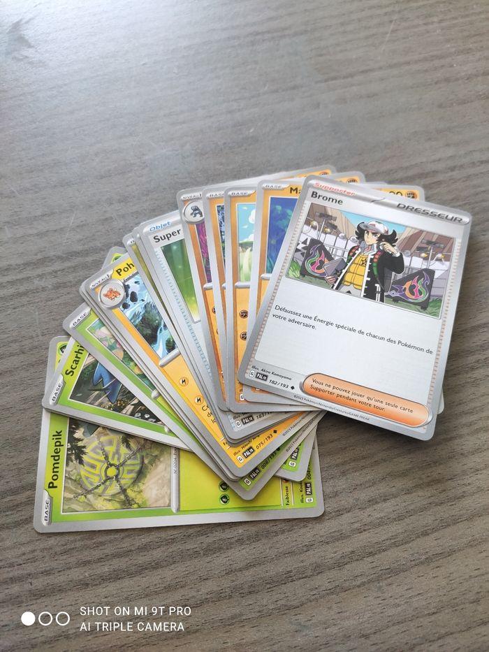 Lot 15 cartes Pokémon évolution à paldea