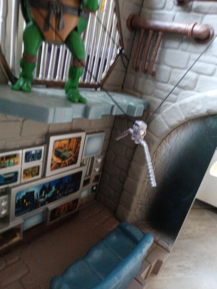 Playset tortue ninja mutant teenage turtle tmnt 2003 mirage toy lair quartier général figurine - photo numéro 5