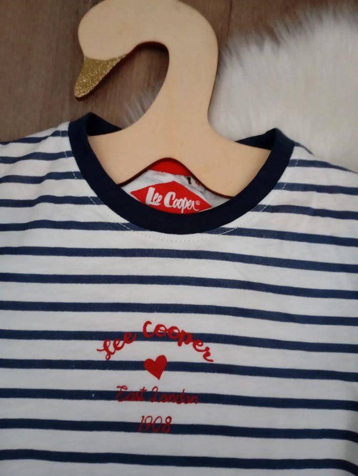 Ensemble fille Lee Cooper 6 ans salopette jean + t-shirt - photo numéro 8