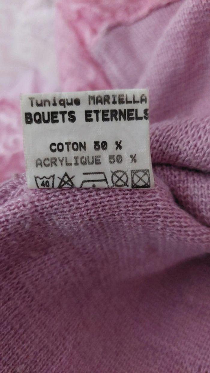 Superbe pull tunique vintage Carolina taille 2 - photo numéro 11