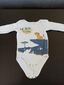 Body manches longues Disney Roi Lion 6m