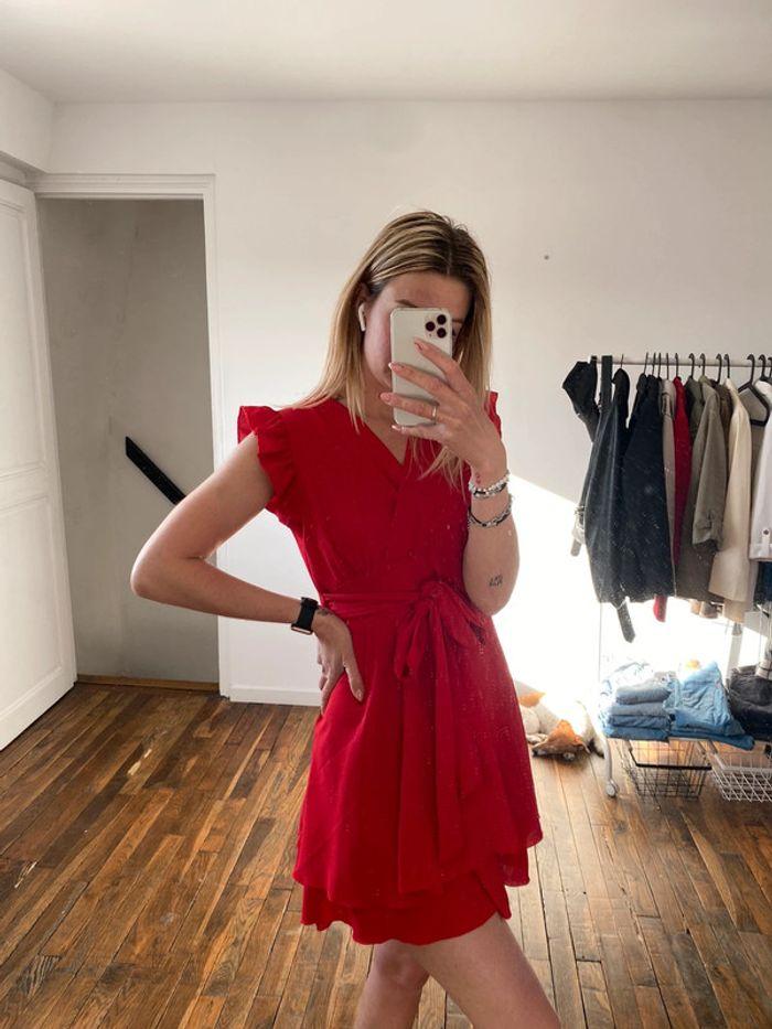 Robe courte rouge - photo numéro 2