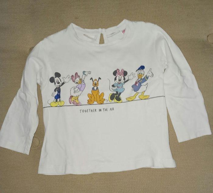 lot tee shirt manches longues disney et hello kitty - photo numéro 2