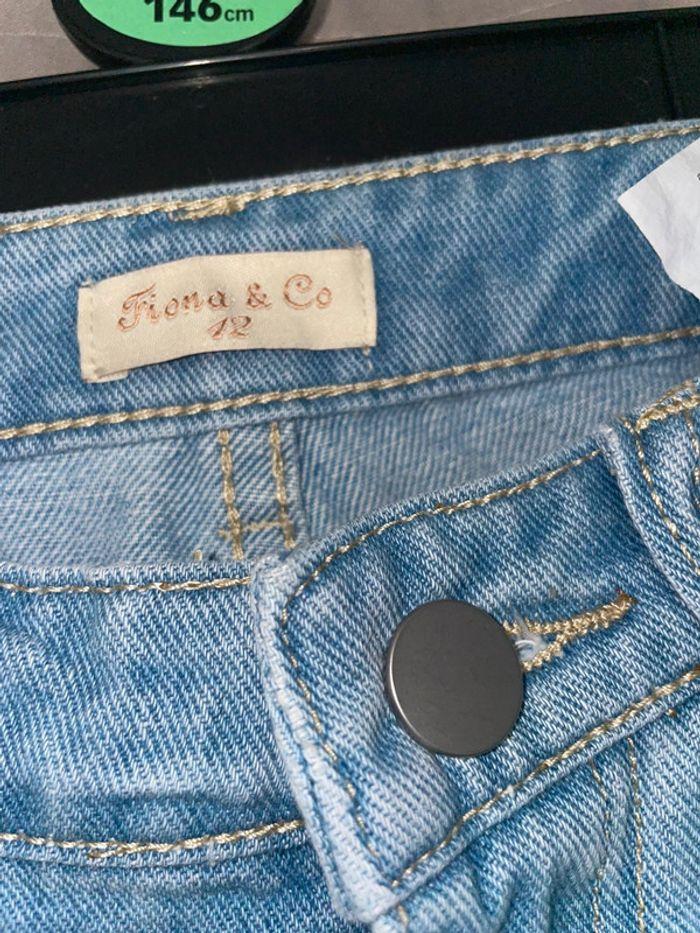 Short en jean + ceinture neuf taille 12 ans - photo numéro 4