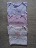 Lot bodies Petit Bateau - 3 mois