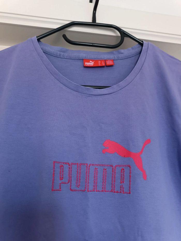 T-shirt puma violet - taille S/M - neuf - photo numéro 2