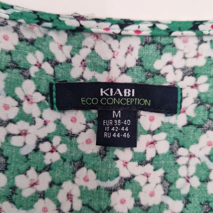 Robe à fleur verte kiabi - photo numéro 4