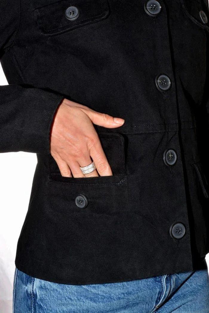 veste légère noire uni extérieur manches longues taille 38 - photo numéro 7