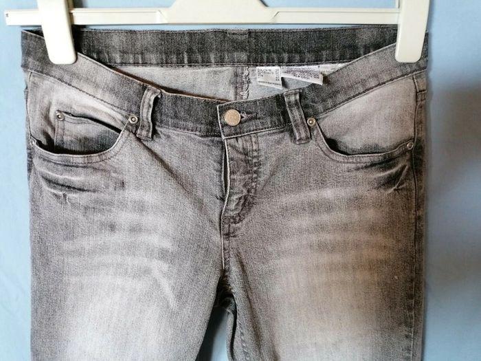 Jeans coupe droite, gris, 38 - photo numéro 3