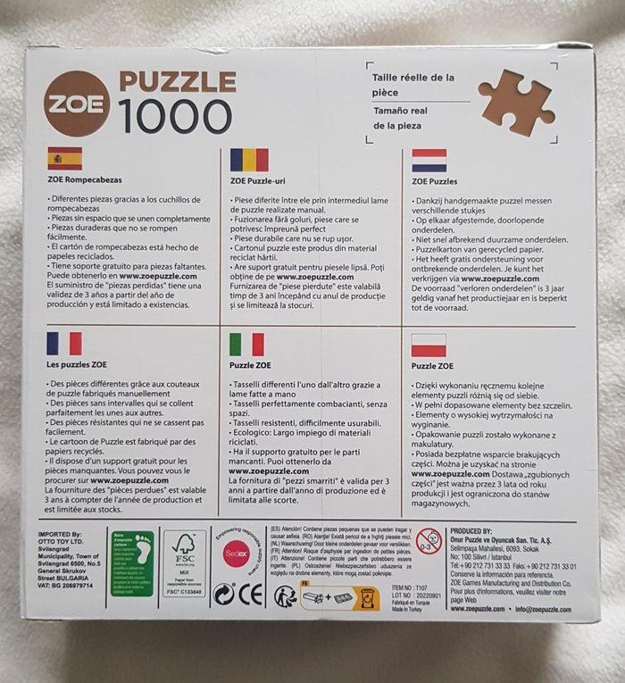 Puzzle 1000 pieces neuf - photo numéro 2