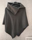 Poncho gris foncé M