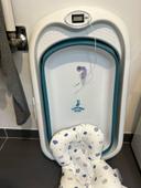 Baignoire bébé avec thermomètre