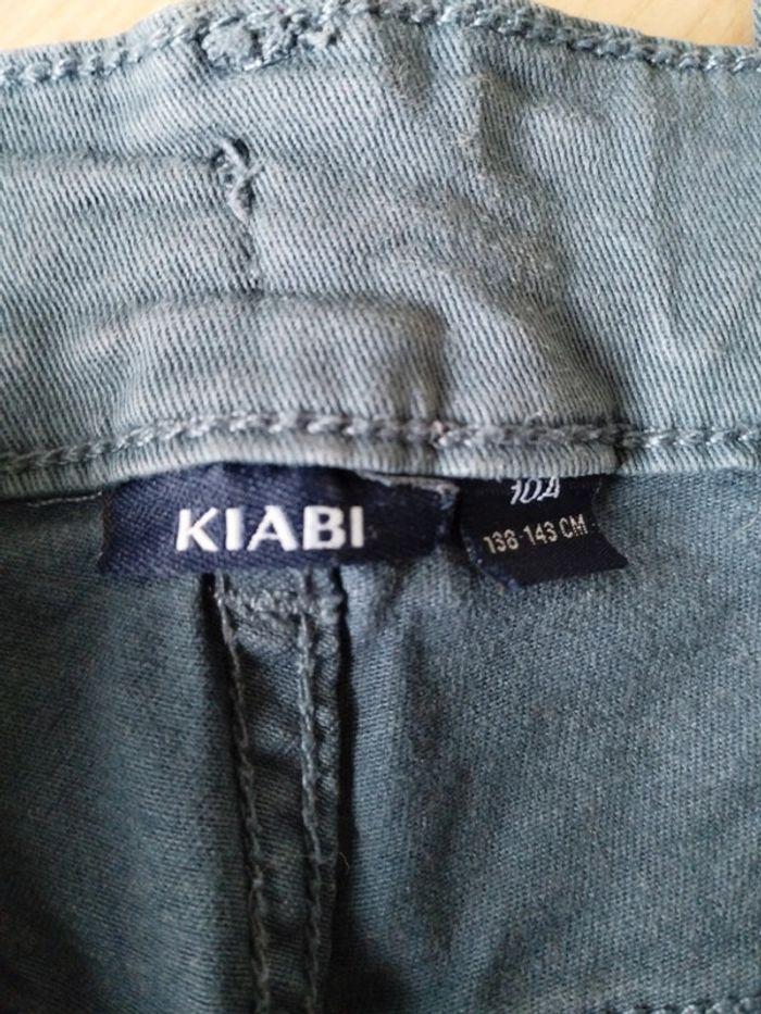 Pantalon bleu skinny Kiabi 10 ans - photo numéro 3