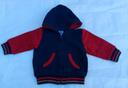 Sweat zippé à capuche 6 mois Petit Bateau