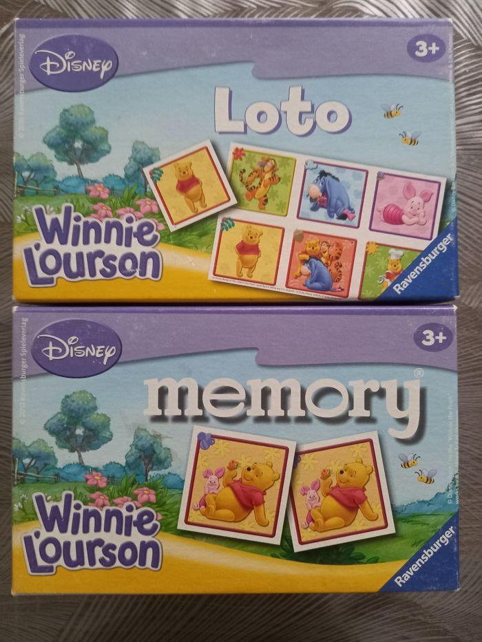 Loto et memory "winnie l'ourson " - photo numéro 1