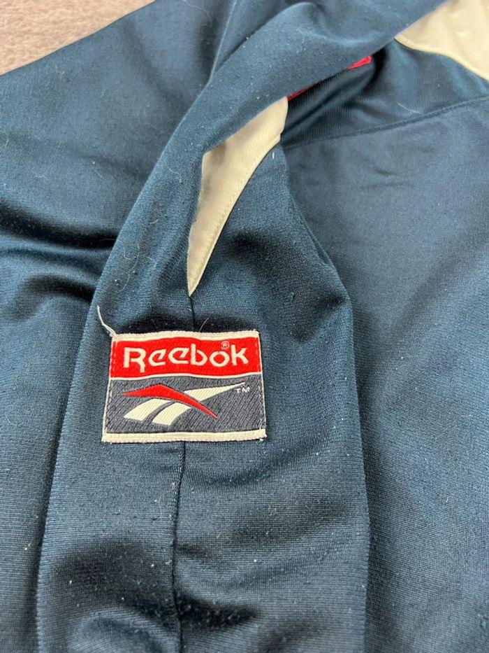 👕 Veste de Sport Reebok Rare Vintage 90’s UEFA Champion League 1992 Bleu Marine Taille L 👕 - photo numéro 15