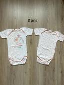 Lot de 2 bodies Absorba 2 ans