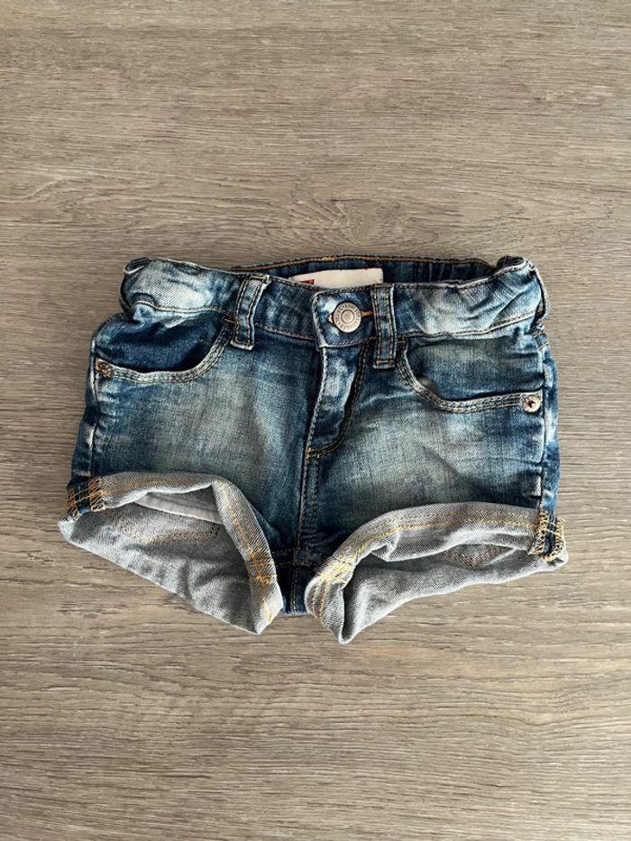 Short en jean fille Levi’s 3 ans - photo numéro 1